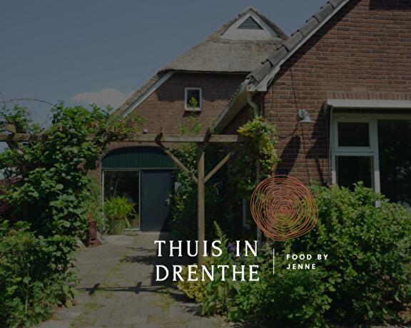 Foto van de achtergevel van B&B en Kookstudio Thuis in Drenthe