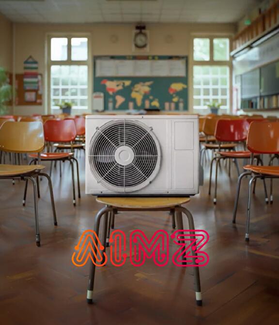 Stoel met klimaat apparaat