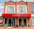 Voorgevel van het pand van drankenspeciaalzaak Sante in Winschoten